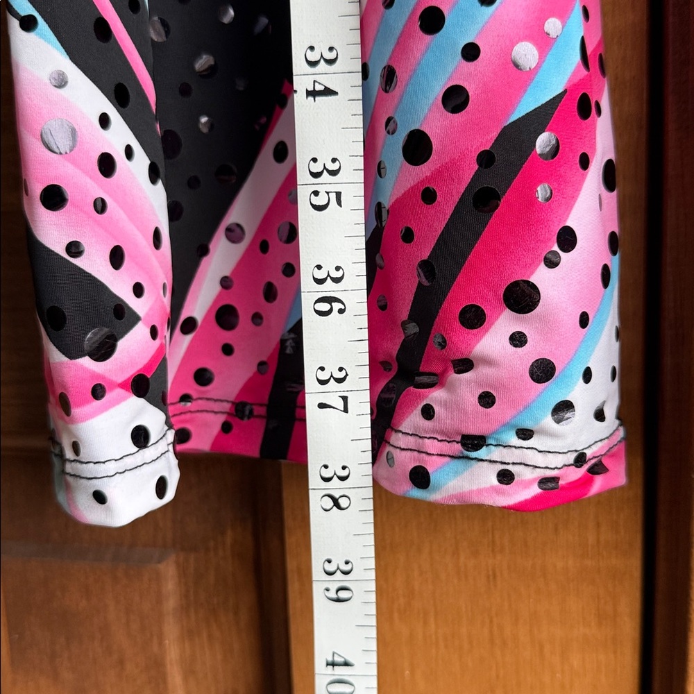 Girls Pink and Black 2 piece dance dress up - Picture 3 of 12
